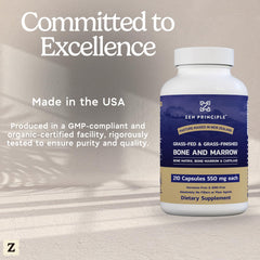 Zen Principle stem cell bone marrow capsules suggesting cellular health support.