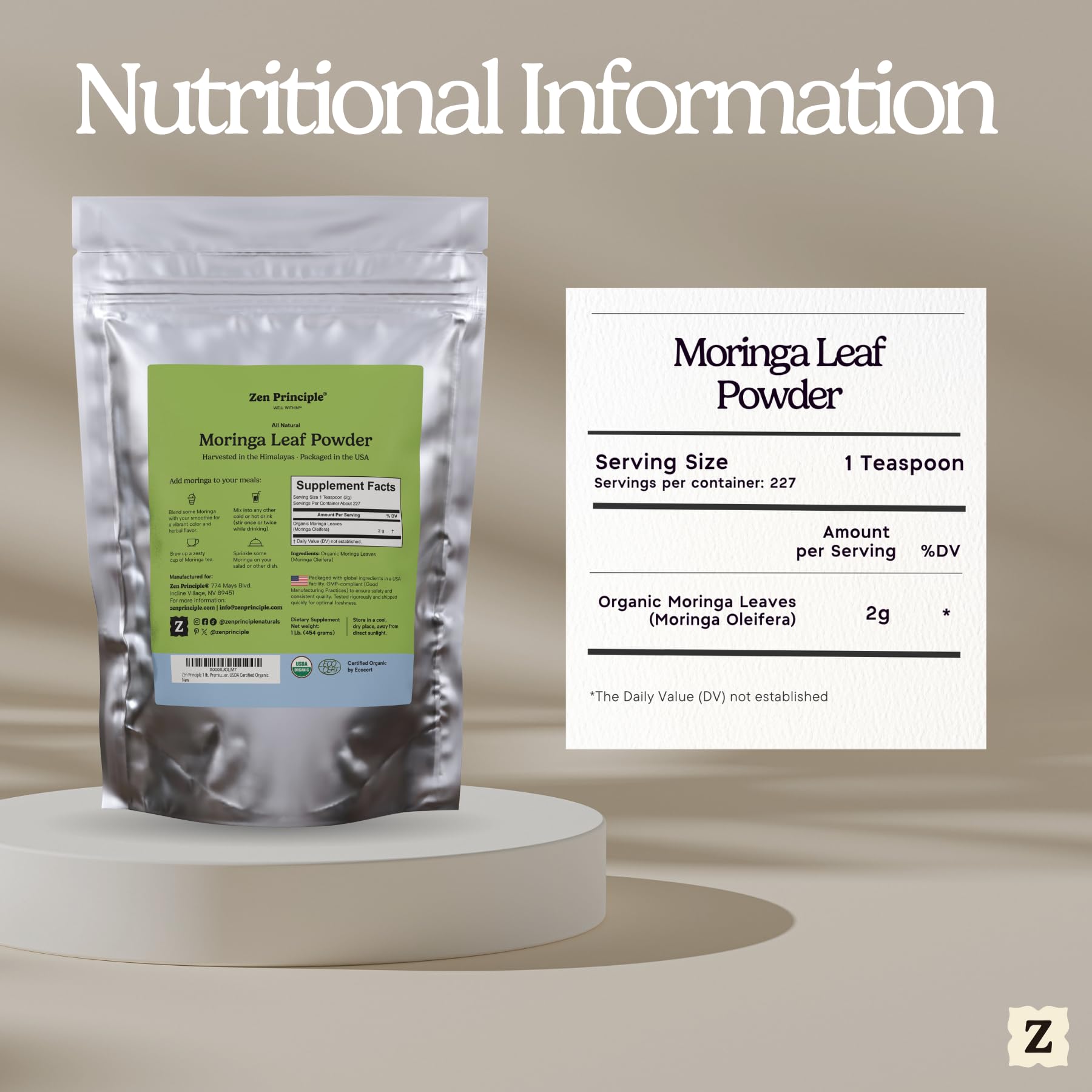 Zen Principle sustainable packaging underscores environmental commitments