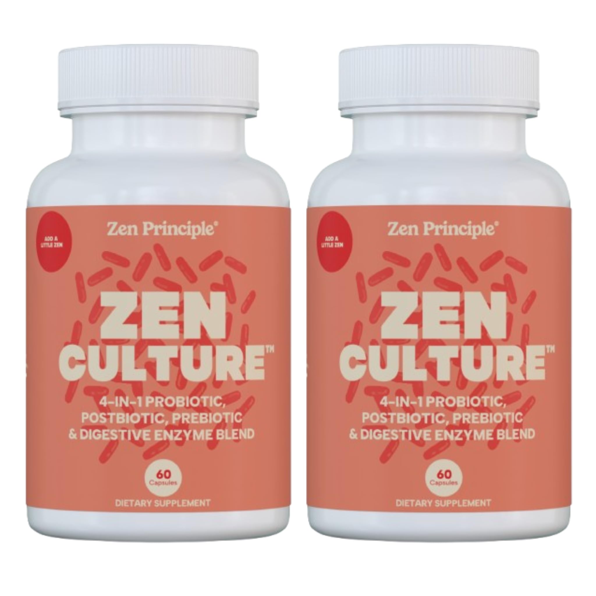 Zen Principle Zenculture bottle pour for daily digestive support.