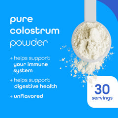 Zena Nutrition Bovine Colostrum Powder scoop for precise daily measuring