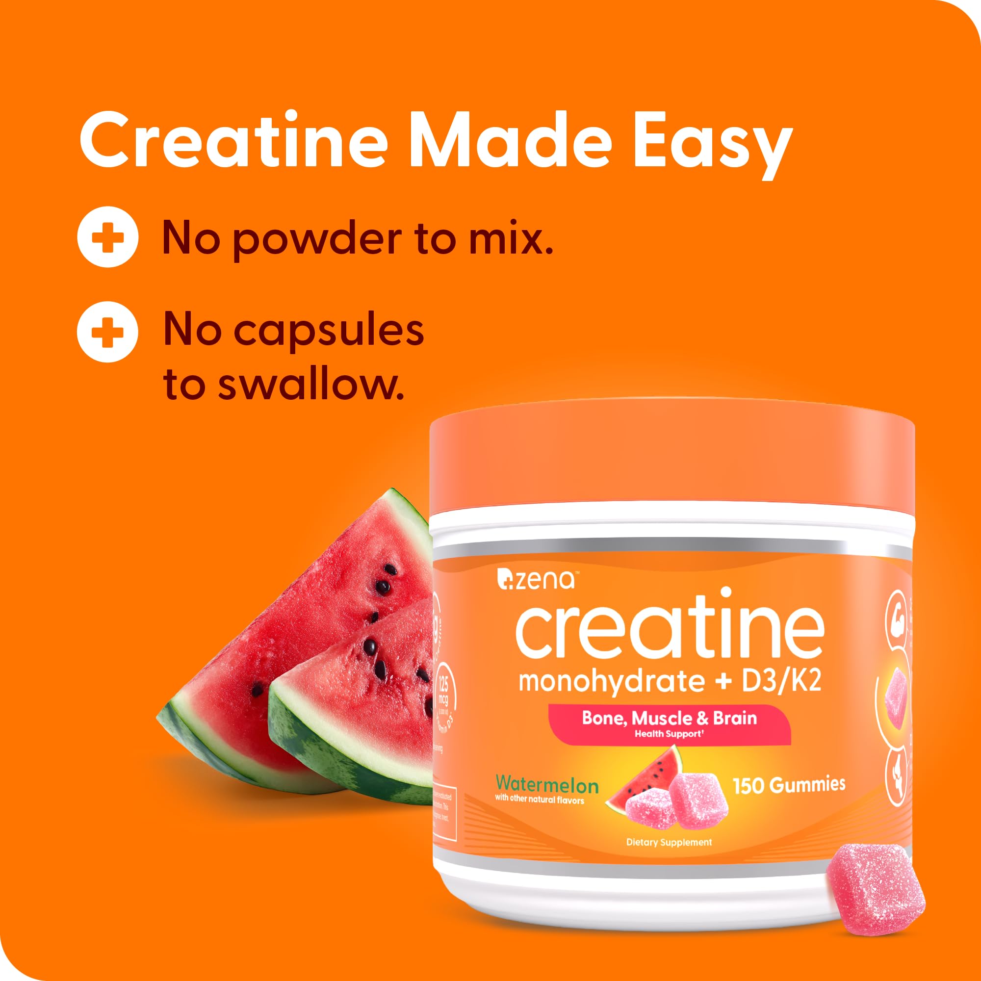Made in USA stamp on Zena Nutrition Creatine Gummies package