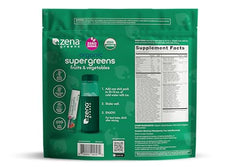 Zena Nutrition Mixed Berry flavor powder offers a tasty, sugar-free greens option