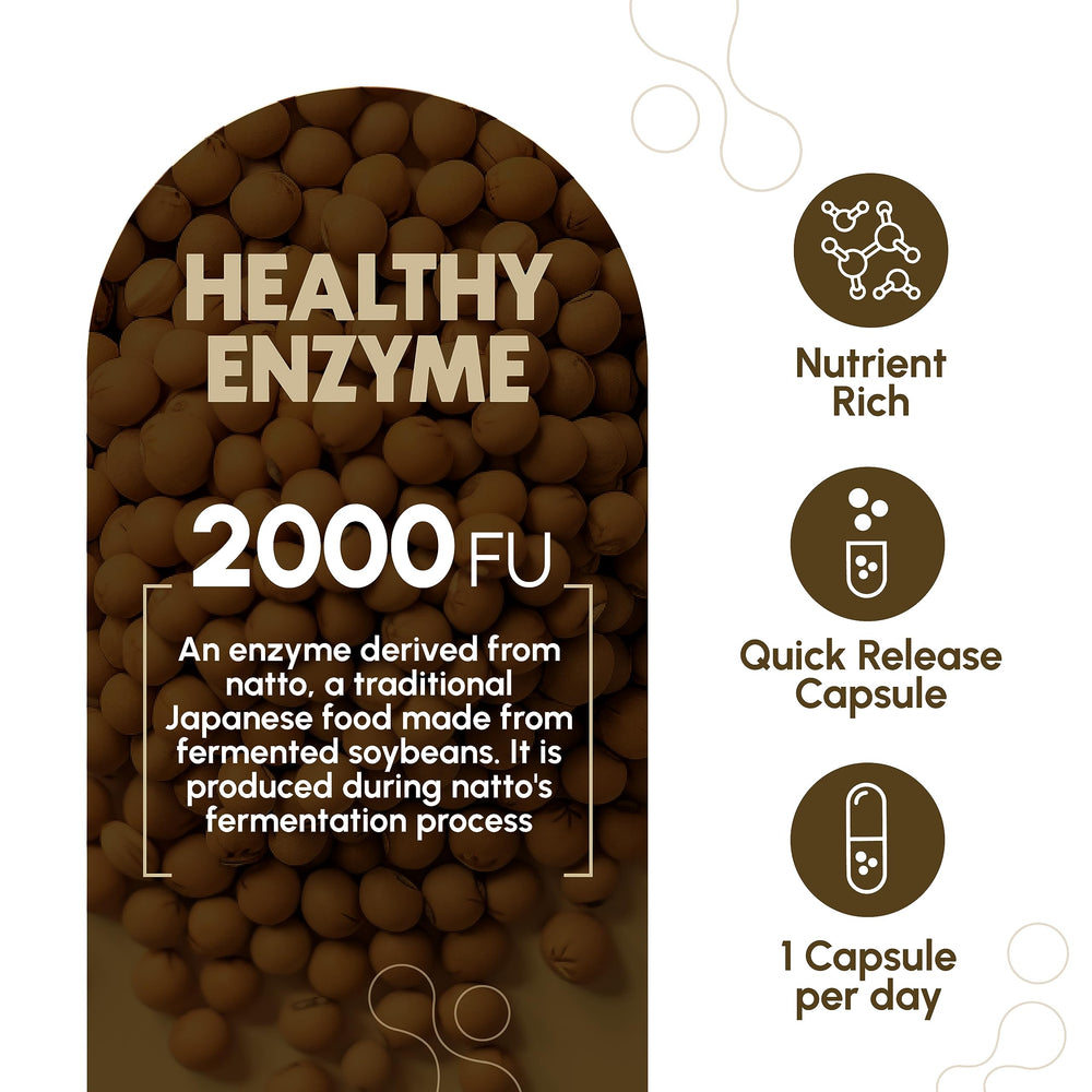 Zenavea nattokinase made in USA badge signals strict quality control.