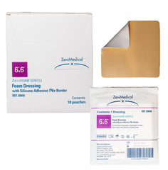Zeni Medical ZeniFoam Gentle borderless dressing for sensitive skin and easy changes.