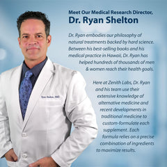 Zenith Labs Brain C-13 bottle label emphasizing natural brain support