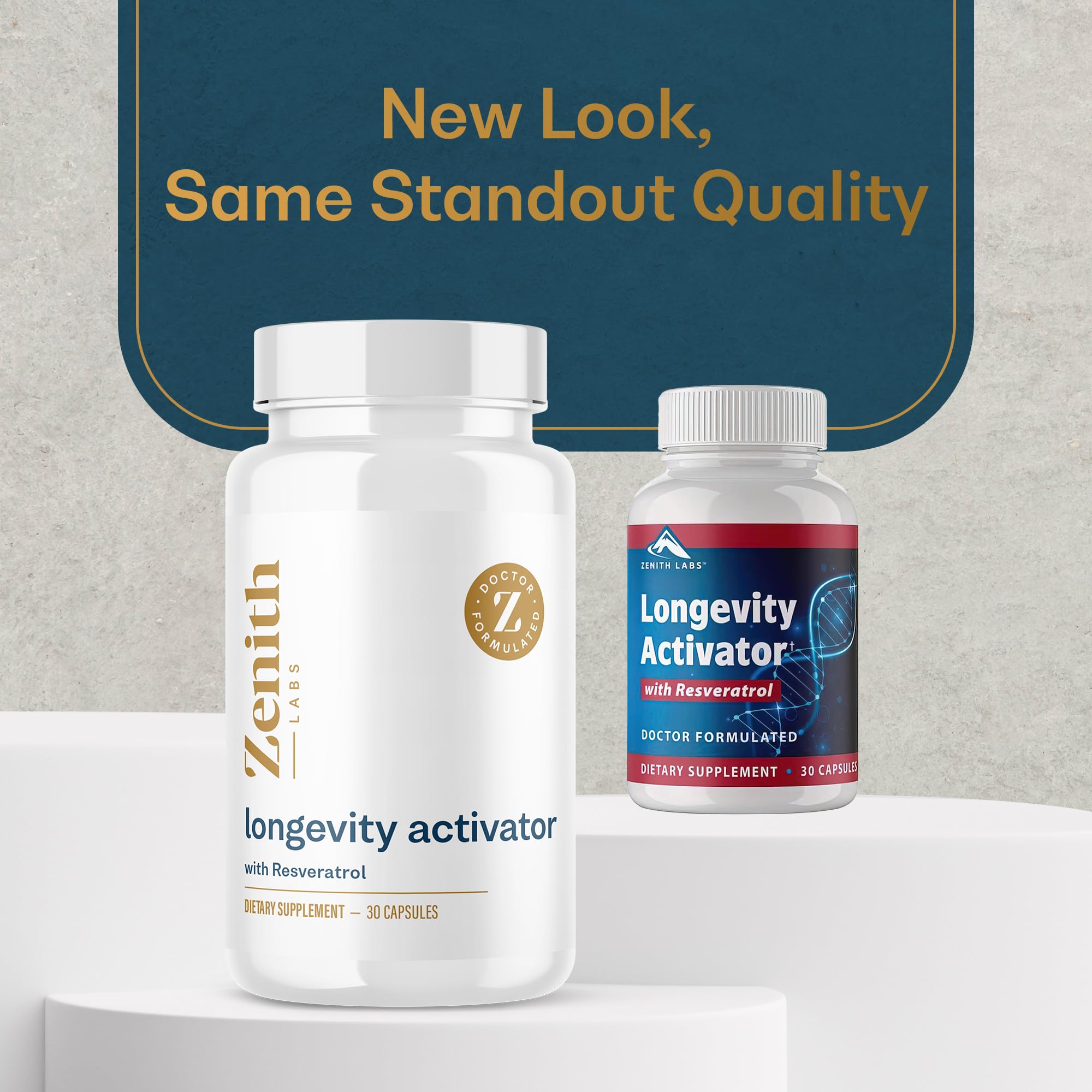Morning routine setup with Zenith Labs Longevity Activator.