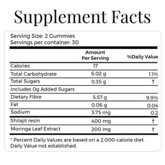 Zenith Ritual vegan gluten-free label on packaging for clean eating.