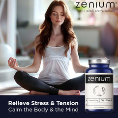 Zenium on a shelf display for easy access during tense days.