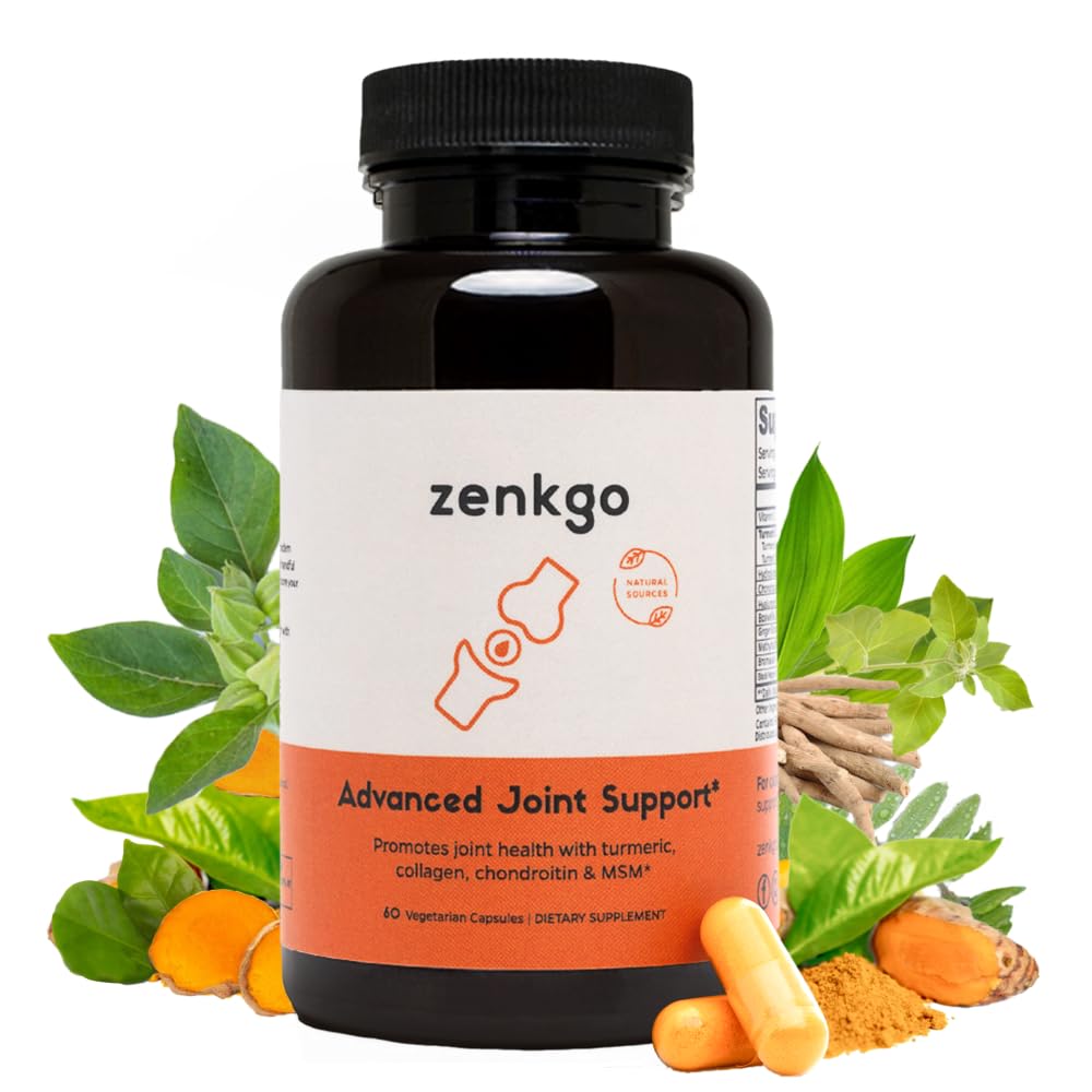 Zenkgo bottle of joint support capsules for mobility
