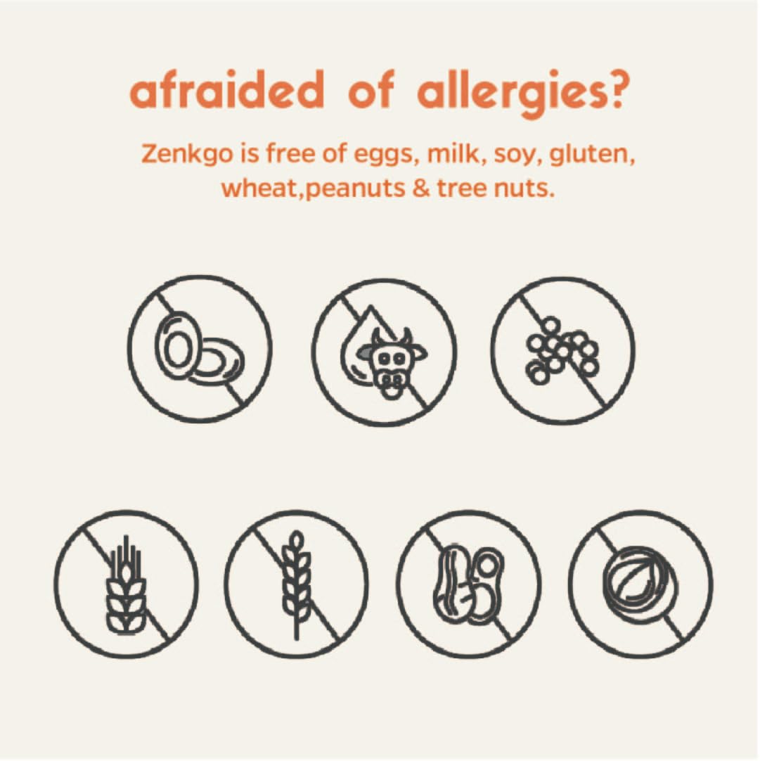 Zenkgo supplement bottle highlighting safe and gentle formula
