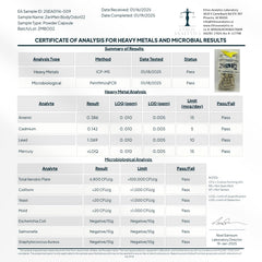 Zenmen psyllium powder component visible on label.
