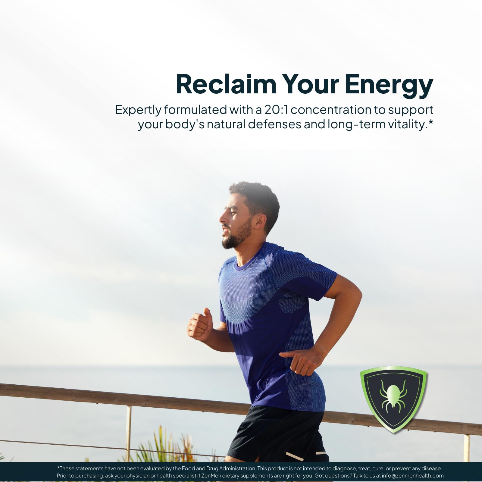 ZenMen Tick Immune Support bottle opening shot for easy daily routine.
