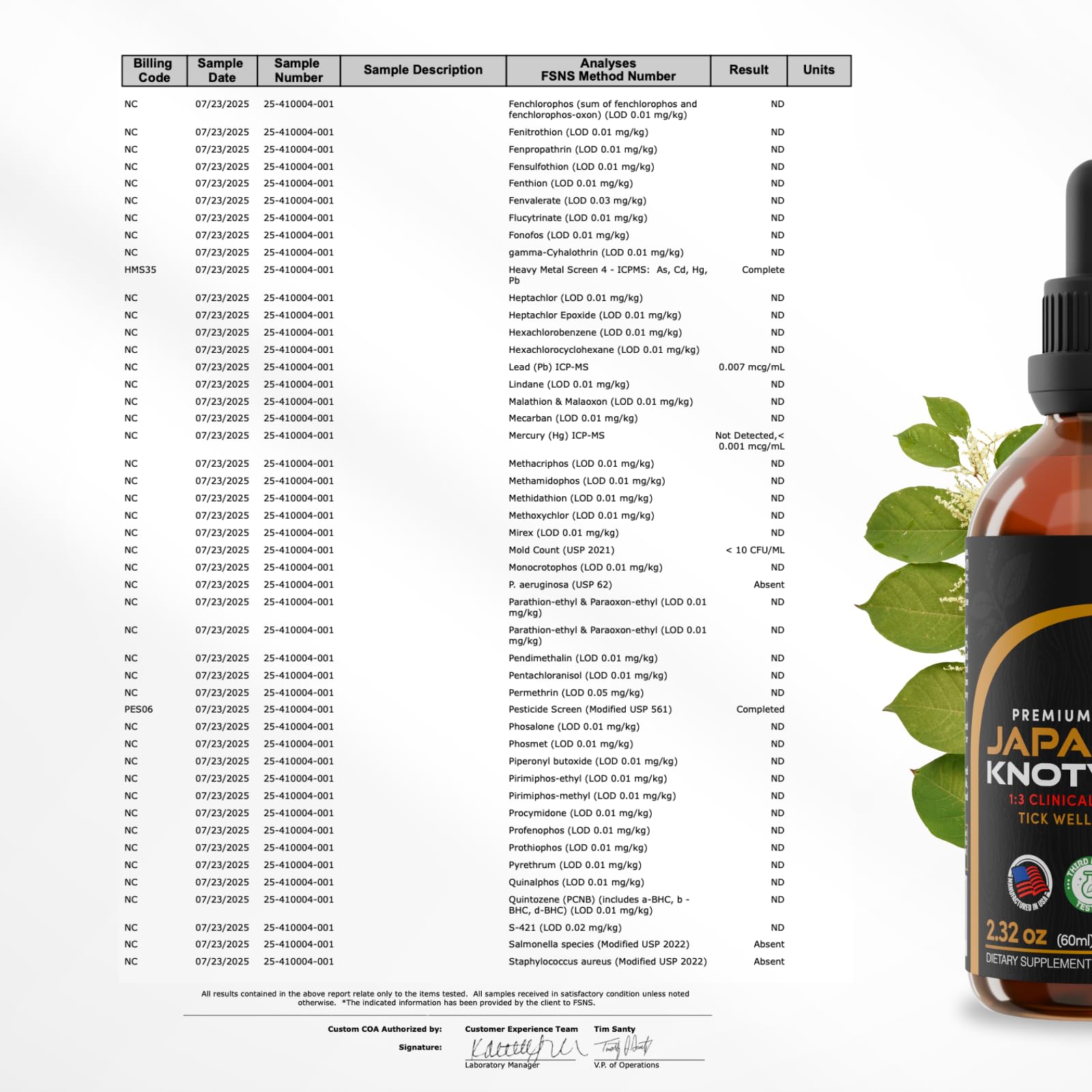 Zenmen USDA lab-testing seal underscores commitment to quality and transparency.