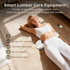 Zenopax lumbar massager remote control in action for easy operation