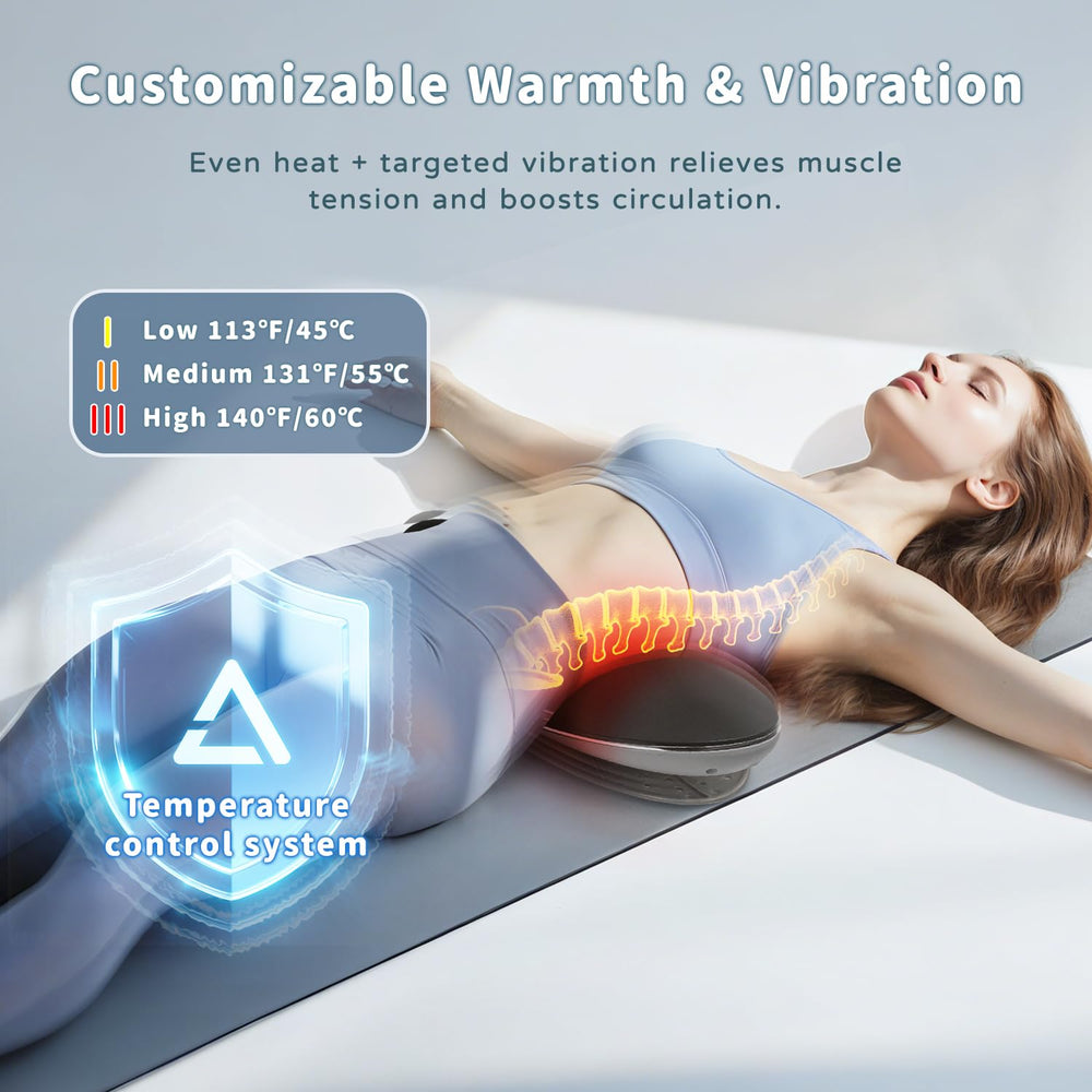 Zenopax lumbar traction device automatic shutoff ensures safe use.