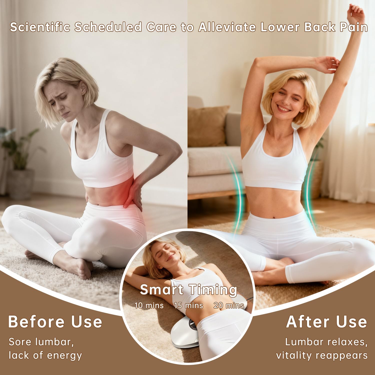 Zenopax portable back care on-the-go design for travel