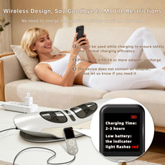 Zenopax remote shows battery indicator and timer for convenient sessions