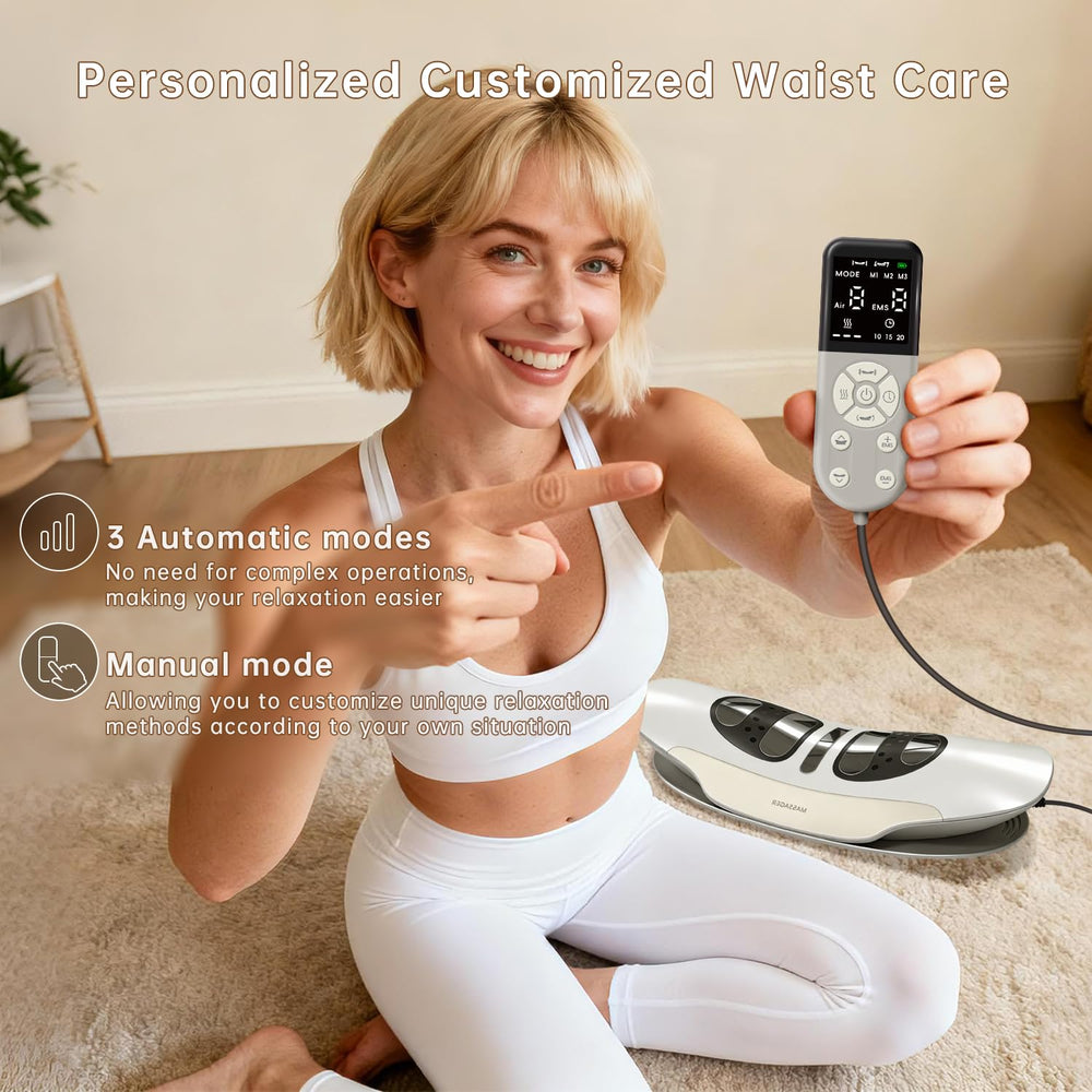 Zenopax vibration massage simulates manual lumbar massage
