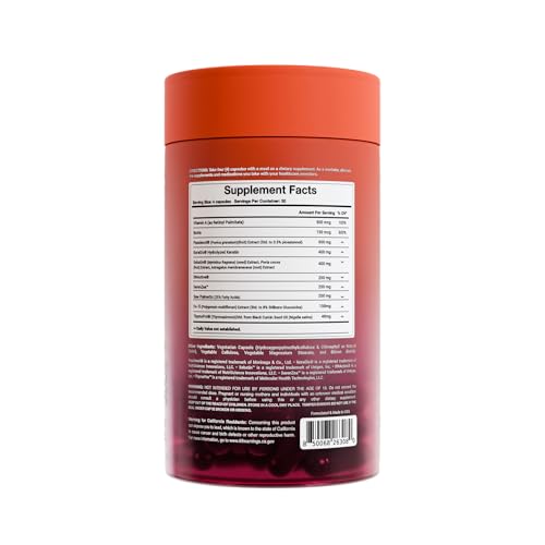 Zenos Health BeautyZen capsules closeup highlighting convenient daily dose.
