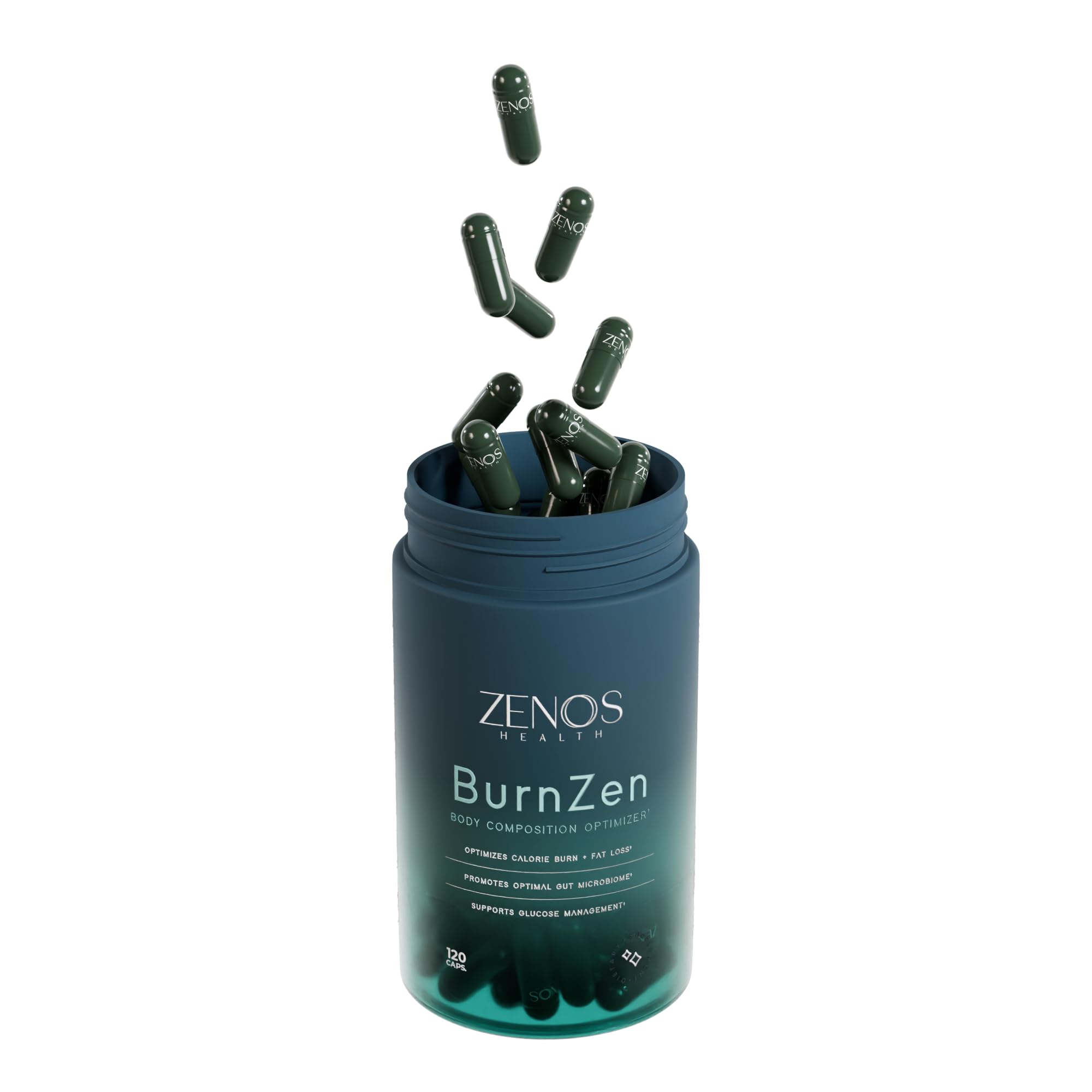 BurnZen lifestyle setup with gym gear shows compatibility with workouts.