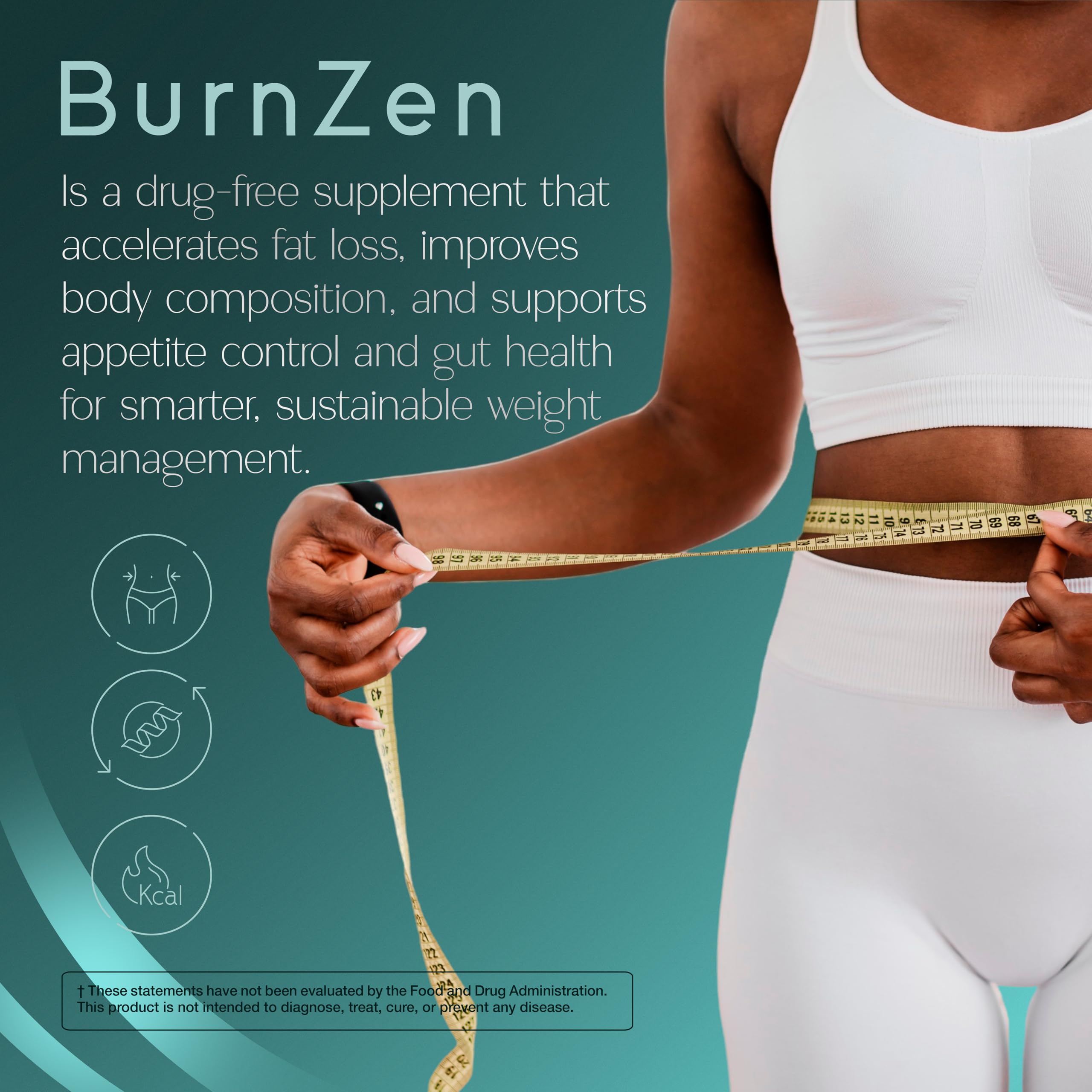 BurnZen packaging on shelf signals premium weight management support.