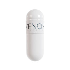 Zenos Health UriZen vegan and cruelty-free symbols on label.