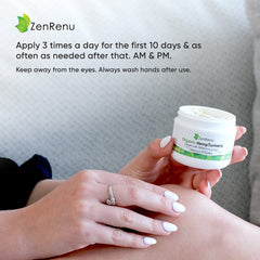 Zenrenu back and neck area being treated shows multi-area use.
