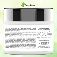 ZenRenu Kava Kava blend promoting relaxing topical comfort