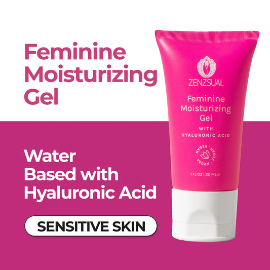ZENZSUAL intimate hydration gel tube used for external moisture and hydration