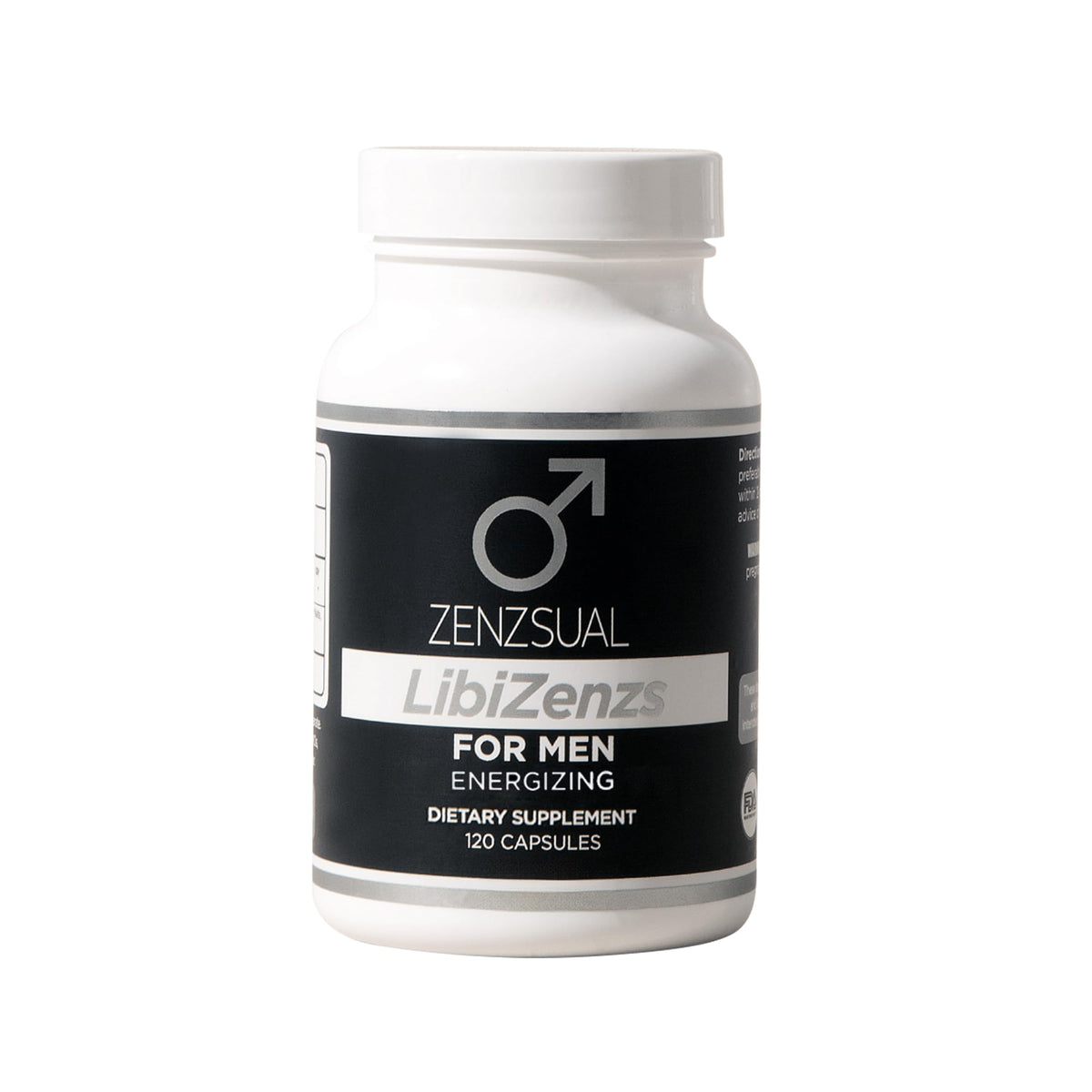 ZENZSUAL LibiZenzs Men bottle shows premium packaging for daily vitality