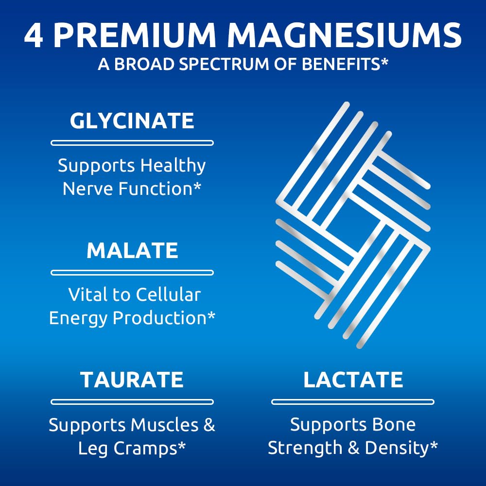 Zentastic Magnesium Complex label highlights 4 chelated forms for absorption.