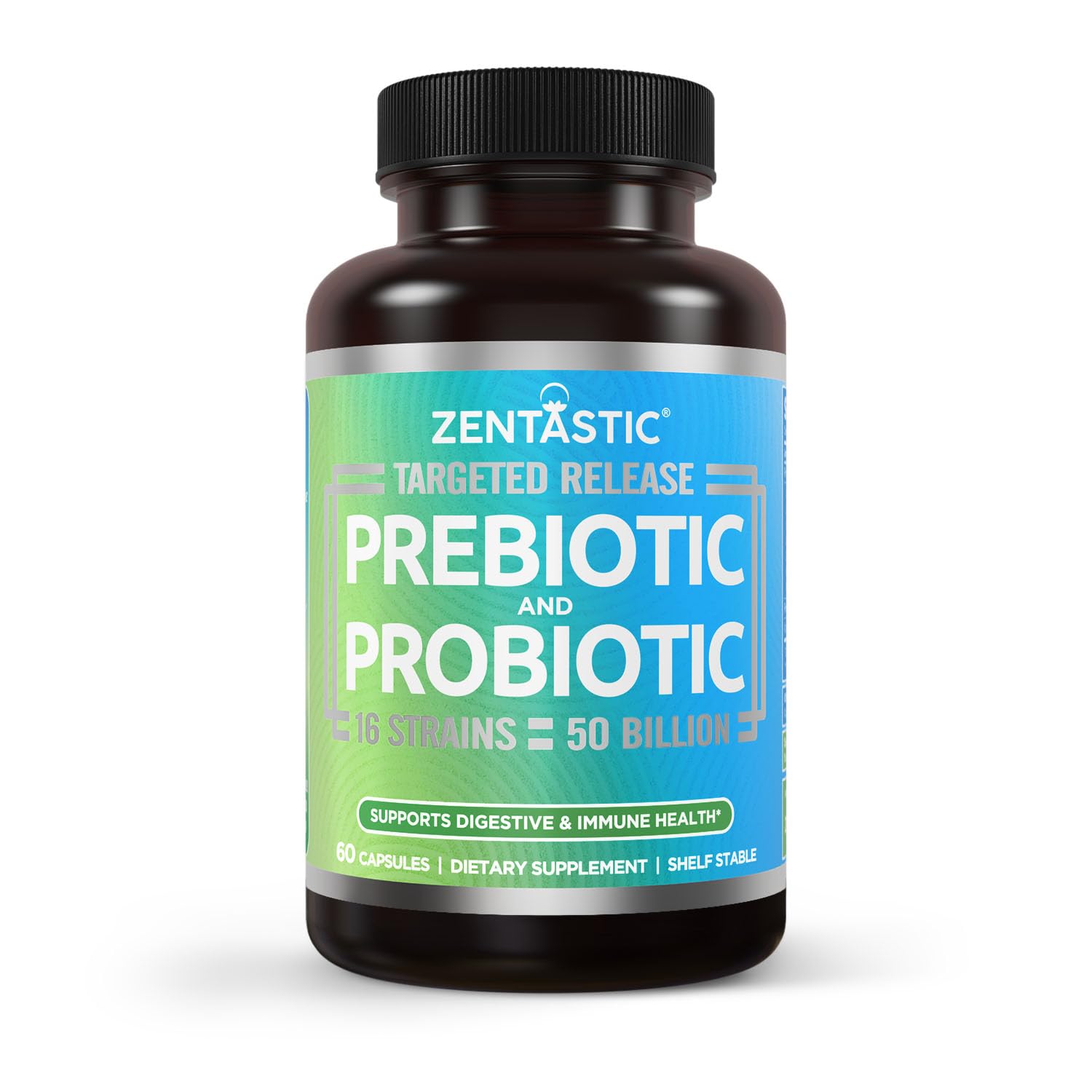 Zentastic Probiotics 50B Billion bottle boosts gut health on the go