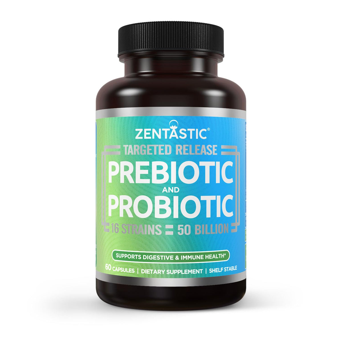 Zentastic Probiotics 50B Billion bottle boosts gut health on the go