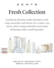 Zents uses USA-grown soy wax for a clean burn.