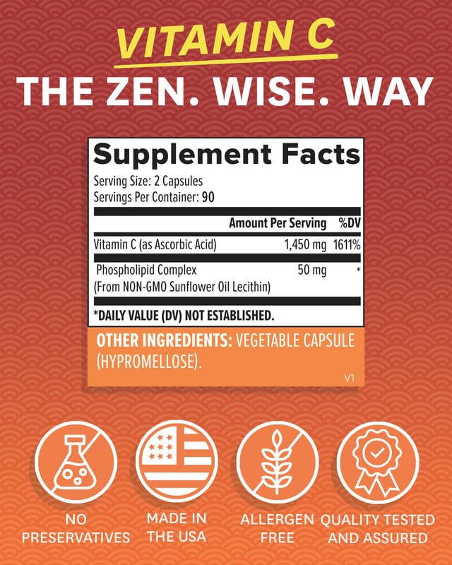Zenwise Health immune-support packaging communicates gluten-free and organic ingredients.