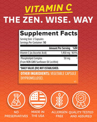 Zenwise Health immune-support packaging communicates gluten-free and organic ingredients.