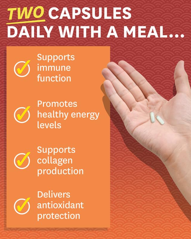 Zenwise Health liposomal Vitamin C capsules close-up highlights easy-to-swallow design.