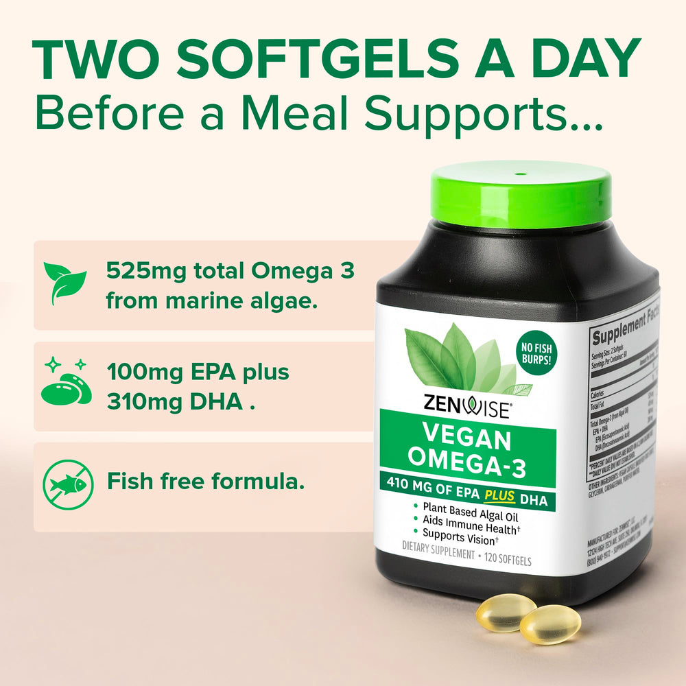 Zenwise Health algae-derived ingredients highlight sustainability and EPA/DHA/DPA.
