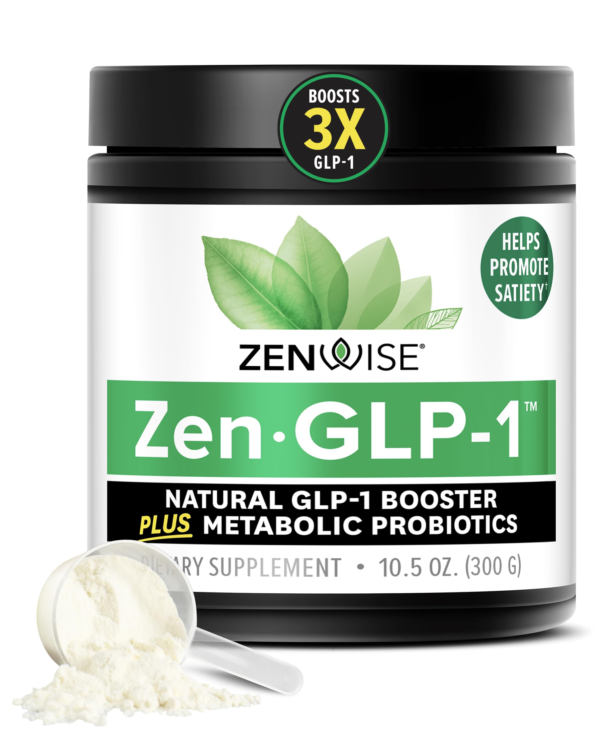 Zenwise ZenGLP-1 bottle pour for daily appetite control and digestion.