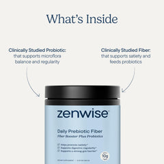 Zenwise ZenGLP-1 pouring into glass demonstrates easy mix for beverages.