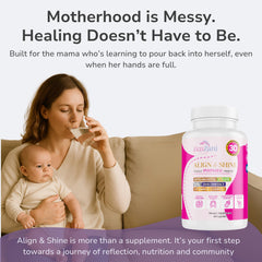 The Shine Circle community logo indicating private mom support network.