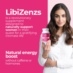 ZENZSUAL Libizenzs capsules in a morning routine for calm focus.