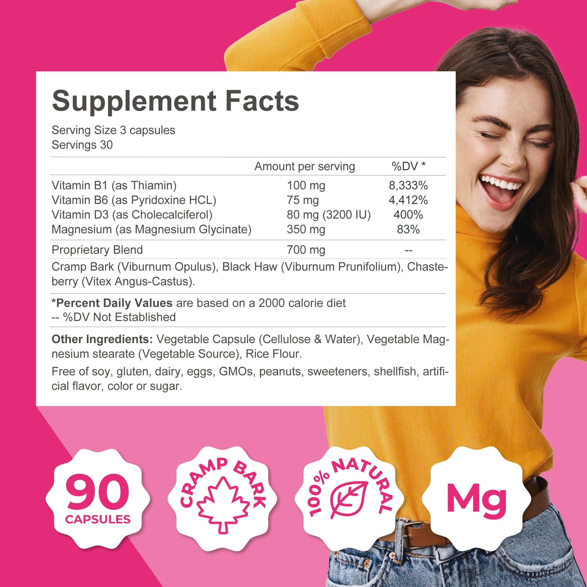 ZENZSUAL Menstrual Zen informational leaflet beside the bottle