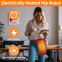 Zereddd heating pad plugged into wall outlet for continuous warmth