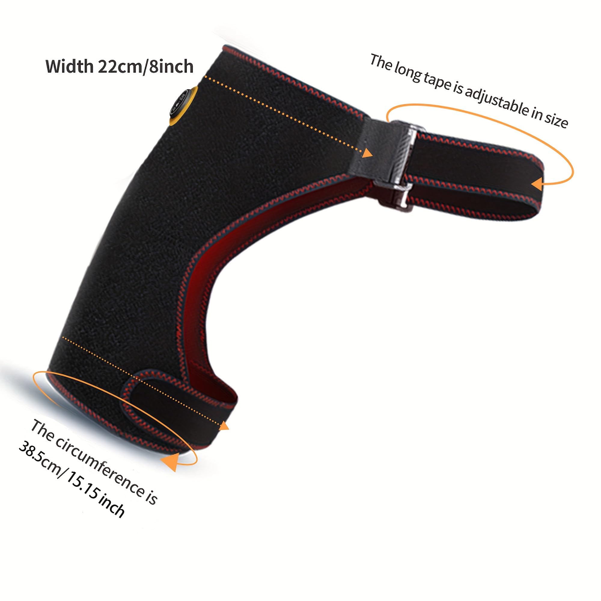 Zereddd hip support heating pad breathable fabric keeps comfort