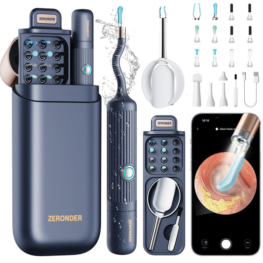 ZERONDER I35R otoscope lens with a flexible tube for clear ear visuals.