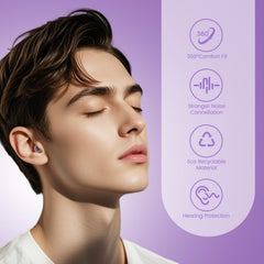 zeroplus earplugs compact travel case protects your pair
