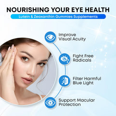 Zetelixia bottle label closeup highlighting 12-in-1 eye formula.