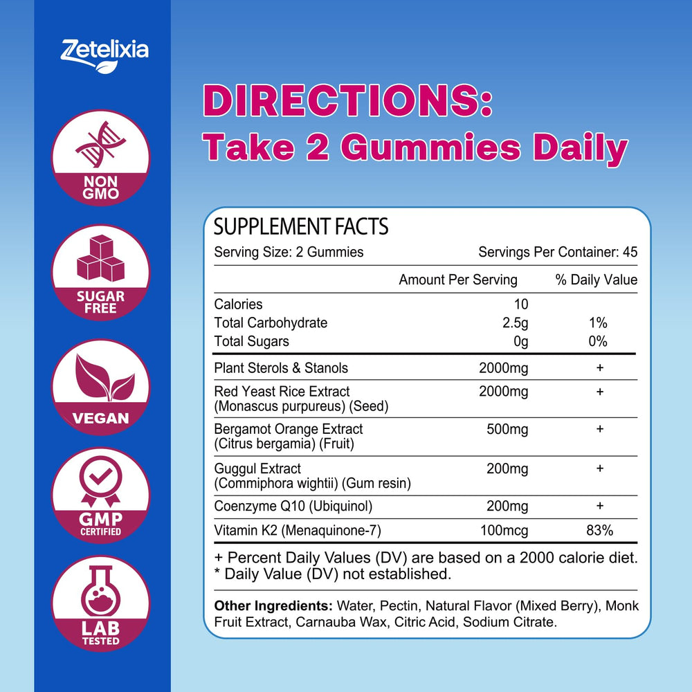 Shelf-ready Zetelixia gummies invite easy incorporation into daily routine.