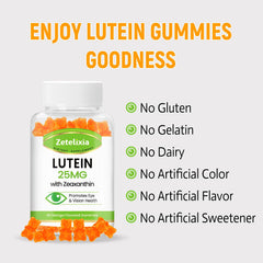 Zetelixia Lutein Gummies vision benefits highlight macular support